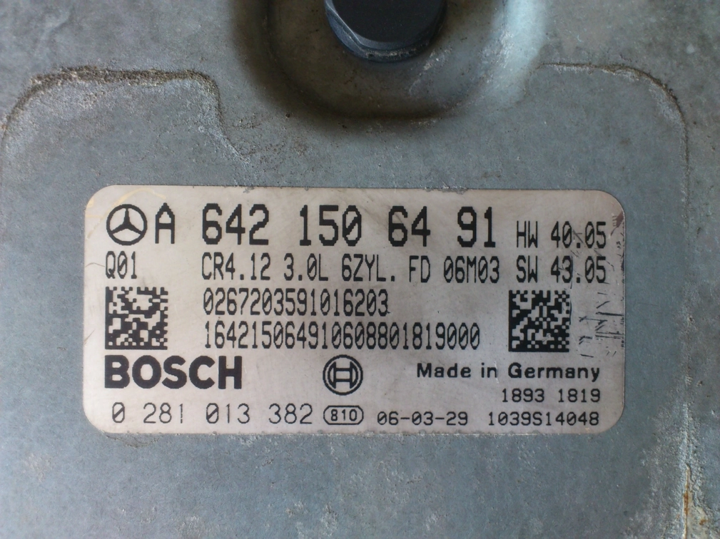 0281013382 A6421506491 1037378245 EDC16CP31 MB W164 3.0CDI ORI+VIRGIN ATgearbox FLASH.rar